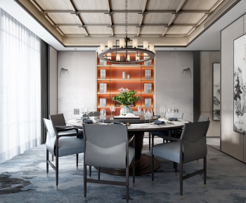 New Chinese Style Dining Room-ID:177277981