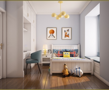 Simple European Style Boy's Room And Son's Room-ID:473051637
