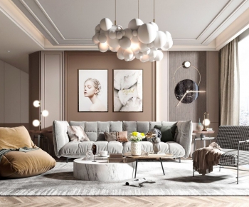 Nordic Style A Living Room-ID:532712615