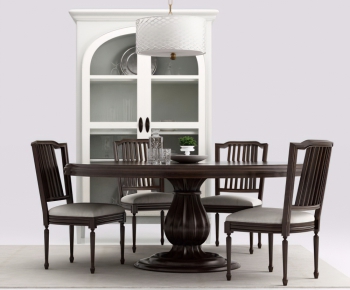 American Style Dining Table And Chairs-ID:954583471