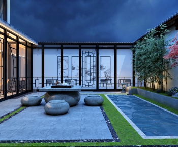 New Chinese Style Courtyard/landscape-ID:271684642