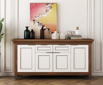 American Style Side Cabinet/Entrance Cabinet-ID:935256554