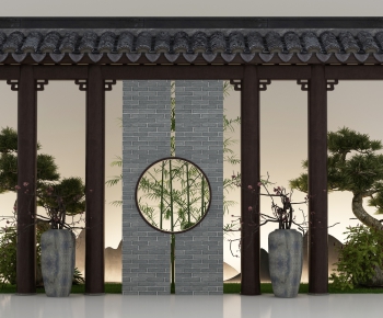 New Chinese Style Garden-ID:463493927
