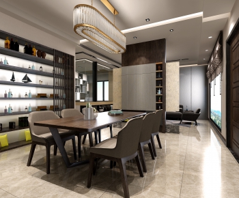 Post Modern Style Dining Room-ID:554891266