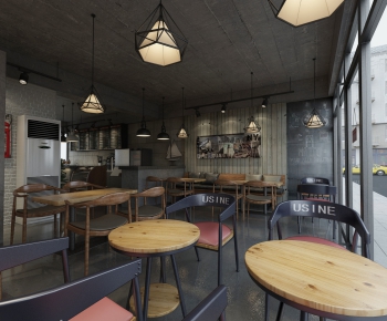 Industrial Style Cafe-ID:703236759