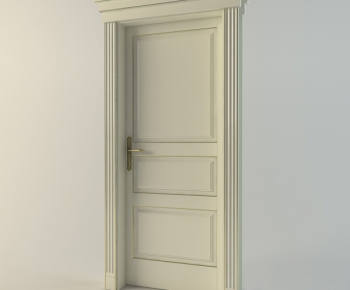 Modern Solid Wood Door-ID:532663996