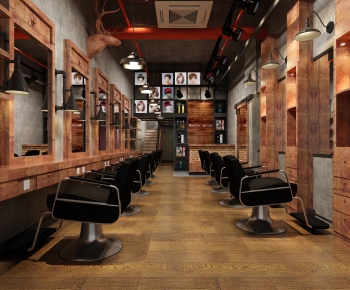 Industrial Style Barbershop-ID:338092888
