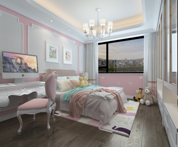 European Style Girl's Room Daughter's Room-ID:619971284