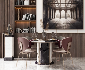 Modern Dining Table And Chairs-ID:679879471