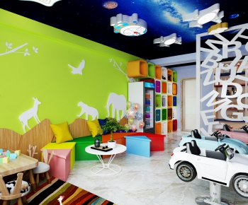 Modern Children's Room Activity Room-ID:112594635