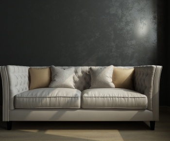 Simple European Style A Sofa For Two-ID:807220686
