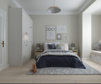 Nordic Style Bedroom-ID:985442839