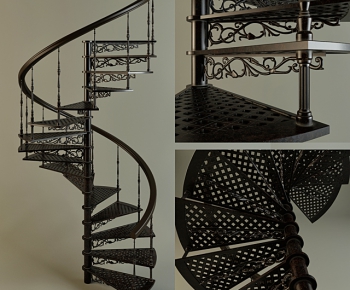 Industrial Style Stair Balustrade/elevator-ID:479016616