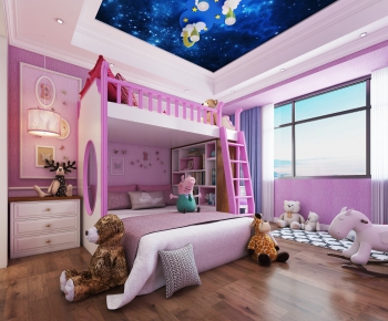 Nordic Style Girl's Room Daughter's Room-ID:790992446