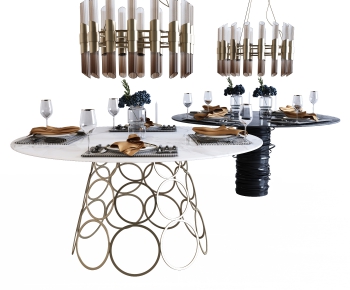 Modern Dining Table And Chairs-ID:209236257