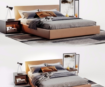 Modern Double Bed-ID:173258775