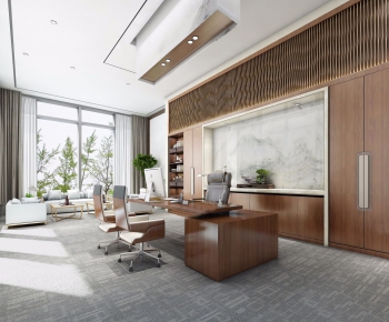 New Chinese Style Manager's Office-ID:289662231