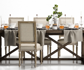 Modern Dining Table And Chairs-ID:914254368