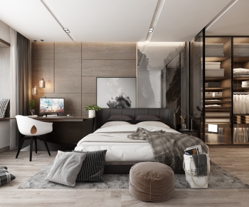 Nordic Style Bedroom-ID:608976885