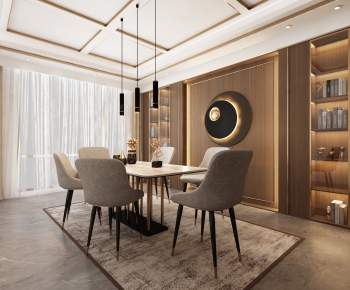 New Chinese Style Dining Room-ID:932992521