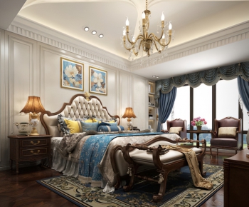 American Style Bedroom-ID:986397998