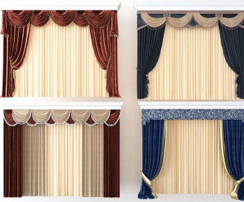 New Chinese Style The Curtain-ID:723626751