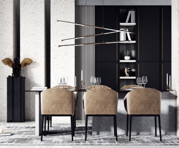 Modern Dining Table And Chairs-ID:425869325
