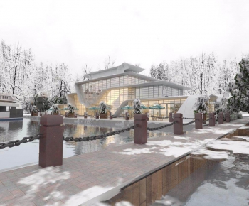 Modern Building Appearance-ID:313198168