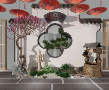 New Chinese Style Garden-ID:697374585