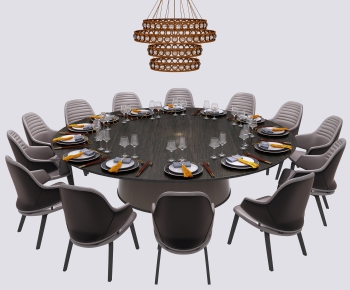 Modern Dining Table And Chairs-ID:586057958