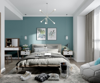 Nordic Style Bedroom-ID:108861583