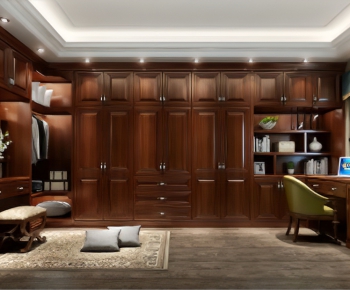 American Style Clothes Storage Area-ID:276965923