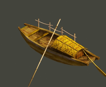中式木船-ID:491884625