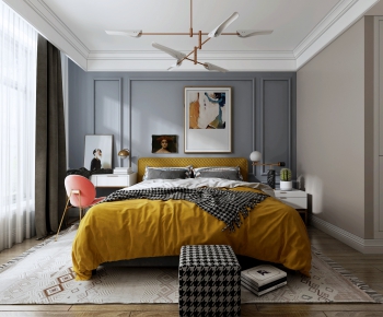 Nordic Style Bedroom-ID:550990433