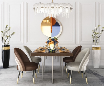 Modern Dining Table And Chairs-ID:722294567