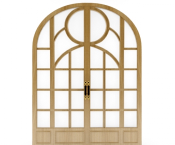 Modern Solid Wood Door-ID:148496585