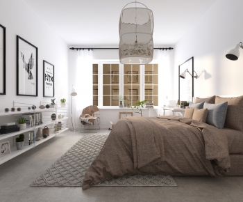 Nordic Style Bedroom-ID:409538136