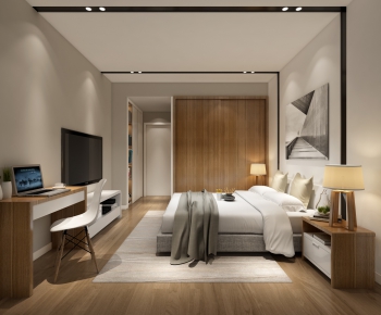 New Chinese Style Bedroom-ID:224806514