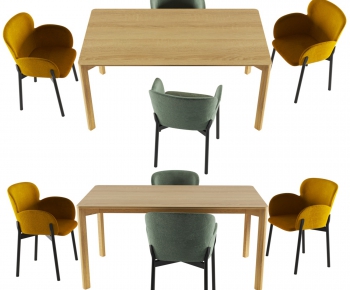 Nordic Style Dining Table And Chairs-ID:632593727