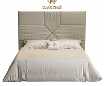 Post Modern Style Double Bed-ID:323503292