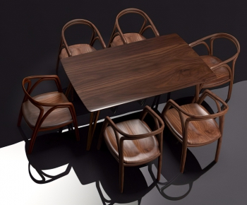 Modern Dining Table And Chairs-ID:379319382