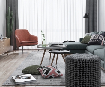 Nordic Style Sofa Combination-ID:119442843