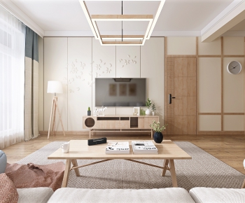 Japanese Style A Living Room-ID:813502534