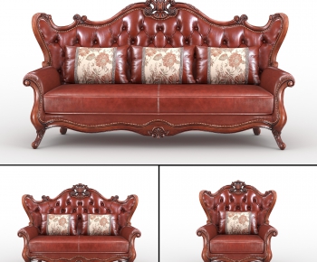 American Style Sofa Combination-ID:266289182