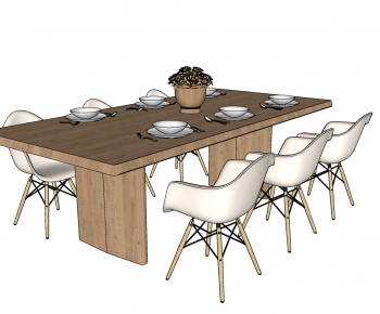 Modern Dining Table And Chairs-ID:305041761
