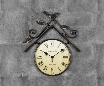 Industrial Style Wall Clock-ID:749625514