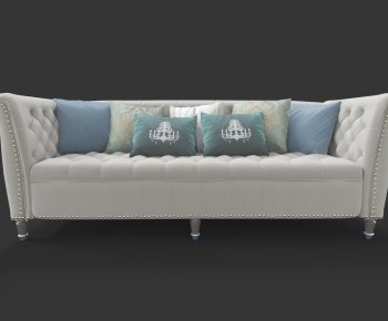 Modern Three-seat Sofa-ID:493038431