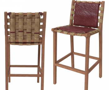 Southeast Asian Style Bar Chair-ID:684753112