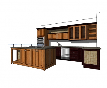 Modern Kitchen Cabinet-ID:974640553