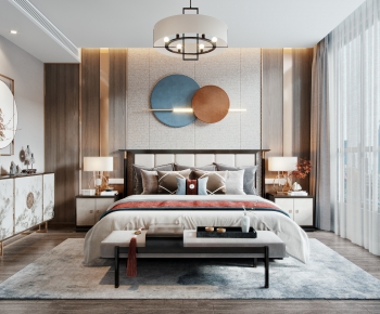 New Chinese Style Bedroom-ID:942659181